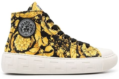 versace nyx sneakers hight top|barocco high top greca sneakers.